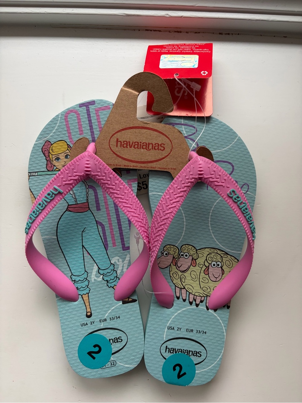 Havaianas Kids Toy Story bo peep Flip Flops